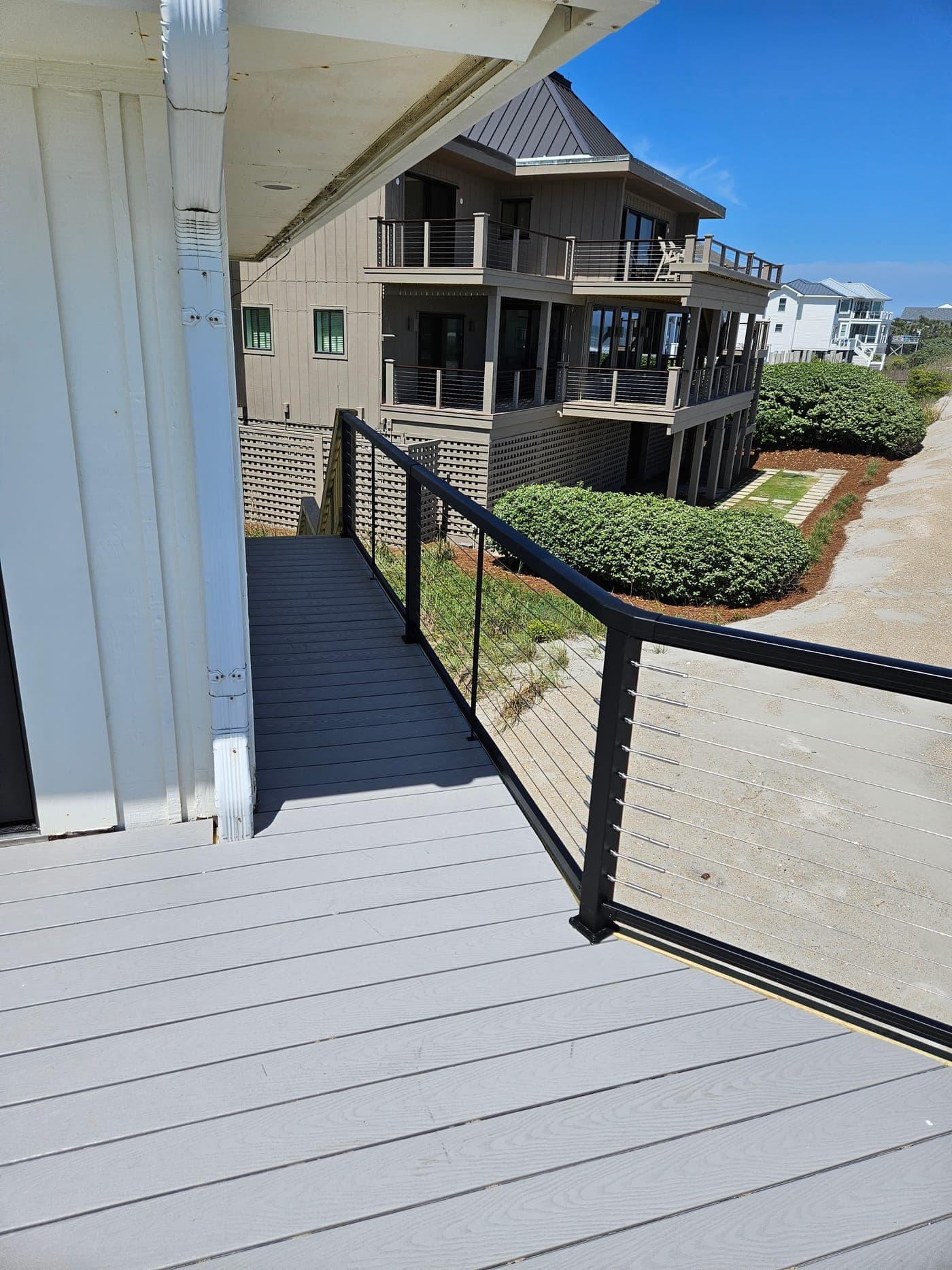 Cable beach house deck