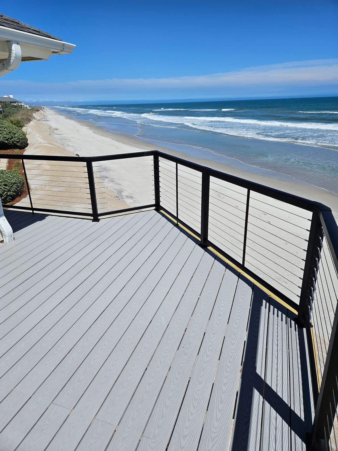 Oceanfront deck